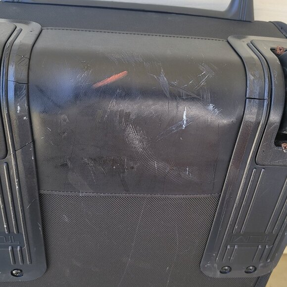 Vintage Tumi USA Black Ballistic Nylon 22" Wheeled Carry-On Suitcase (2243D4) - Picture 11 of 16